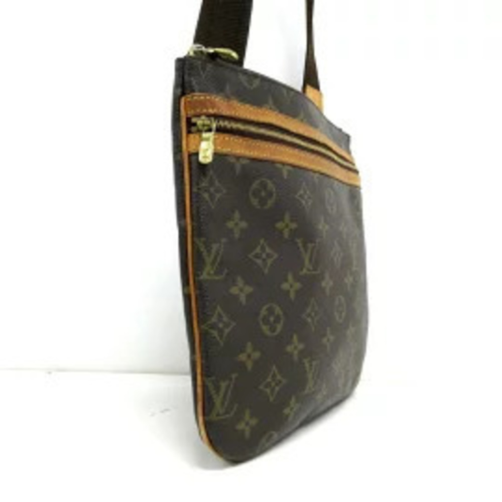 Louis Vuitton Pochette Bag Monogram Bosphore Canvas Shoulder Brown